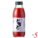 いち粒 食塩無添加 完熟とまとジュース 350ml 5本セット トマトジュース ストレート 100%