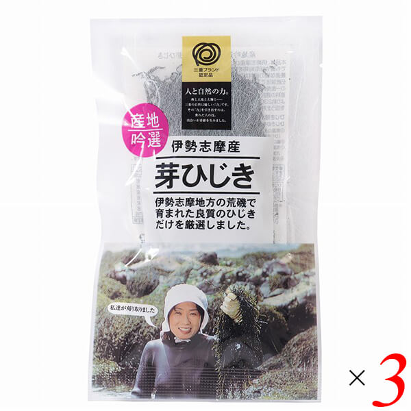 【マラソン限定!ポイント2倍!100円クーポン!】北村物産 伊勢志摩産 芽ひじき 13g 3個セット 乾燥ひじき 天然
