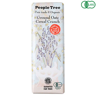 【マラソン限定!ポイント2倍!100円クーポン!】PeopleTree ピープルツリー オーガニック グラウンドオーツ シリアルクランチ チョコレート50g ヴィーガン 板チョコ ビーガン