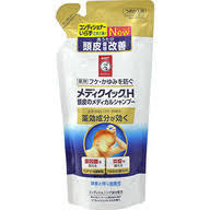 送料無料　280ml×2　詰め替え用　ロート　メンソレータム　メディクイックH　頭皮のメディカルシャンプー　280ml×2