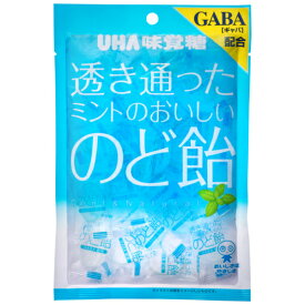 【送料無料】UHA味覚糖 　透き通ったミントのおいしいのど飴　92g　ポスト便発送