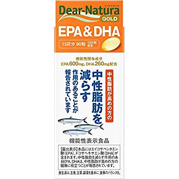 アサヒフードアンドヘルスケア　90粒　ディアナチュラゴールド EPA＆DHA　90粒（15日分）