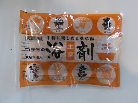 【医薬部外品】3袋　ポスト便発送　　ウチダの浴剤　30g　よくざい