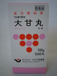 【第2類医薬品】100g【送料無料】 最短翌日お届け 宅配便発送 ウチダの大甘丸 だいかんがん 100g 1340丸 漢方薬