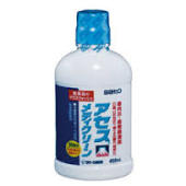 　●「アセス メディクリーン 450ml」は、抗炎症効果の高い3種類の天然ハーブが口腔内のすみずみまでいきわたり、すぐれた抗炎症効果をあらわす、医薬品のマウスウォッシュです。歯周病、歯ソーノーローの原因菌ジンジバリス菌を30秒ですばやく殺菌。合成の殺菌剤は配合せず、3種類の天然ハーブを主成分としているので低刺激です。爽快ミント味。医薬品。 商品名 　アセス　メディクリーン　450ml×8　 内容量 　450ml×8　 成分・分量 　150g中 カミツレチンキ 125mg ミルラチンキ 62mg ラタニアチンキ 125mg 添加物として、薬用石けん、チモール、パラベン、プロピレングリコール、D-ソルビトール、アルコール、ポリオキシエチレン硬化ヒマシ油、カラメル、クエン酸、水、香料(l-メントール、ショウキョウ油を含む)を含有します。 　 効能・効果 　歯肉炎・歯ソーノーローの諸症状(口臭・口のねばり・歯ぐきのむずがゆさ・はれ・発赤・歯ぐきからのうみ・出血)の緩和 　　 用法・用量 1日2回(朝・夕)歯肉をブラッシングした後、本剤15mlで歯肉部分を中心に約30秒間激しく口をすすぎます。 　 服用に際しての注意 　相談すること 1.次の人は使用前に医師、歯科医師又は薬剤師に相談してください。 (1)医師又は歯科医師の治療を受けている人。 (2)本人又は家族がアレルギー体質の人。 (3)薬によりアレルギー症状を起こしたことがある人。 2.次の場合は、直ちに使用を中止し、この説明書を持って医師、歯科医師又は薬剤師に相談してください。 (1)使用後、次の症状があらわれた場合。 関係部位 症状 皮ふ 発疹・発赤、かゆみ (2)5-6回使用しても症状の改善がみられない場合。 　 製造販売元 佐藤製薬株式会社 お客様相談窓口 電話03-5412-7393 受付時間: 9:00〜18:00(土、日、祝日を除く) 区分 日本製・第3類医薬品 広告文責 メガヘルスマート 電話：024-922-2148　薬剤師　菊地　浩也 　 　　 医薬品販売に関する記載事項　　