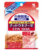 【送料無料】小林製薬 栄養補助食品 6袋セット　ナットウキナーゼ・DHA・EPA 30粒×6