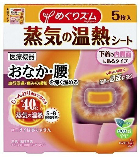 10枚セット めぐりズム 蒸気の温熱シート 下着の内側面に貼るタイプ 花王 送料無料