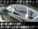 フーガ Y50系 前期 後期 対応★日本製★超鏡面ステンレスメッキピラーパネル★8ピースセット【メガLED】【あす楽対応】【05P18Jun16】