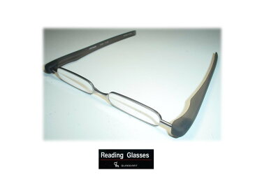 老眼鏡メガネ★ポッドリーダー★Reading Glasses 　　GY　+2.50折り畳み式　コンパクトメガネ　カニ目離島　北海道はレターパックにて発送します。その他は、佐川急便にて発送いたします。