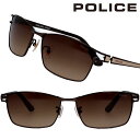 サングラス メガネ ポリス POLICE SPLQ02J 0B32 ブラウン グラデーション レンズ 正規商品 度付き 可 オシャレ かっこいい プレゼント 贈り物 UVカット 紫外線カット 伊藤健太郎 市原隼人 長渕剛 EXILE ATSUSHI 哀川翔 福山雅治 チタン Vシネマ おすすめ 送料無料 ツーリング(4)