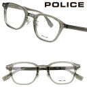 メガネ ポリス POLICE VPLR87J 09CO クリアカーキ 眼鏡 メガネフレーム 眼鏡フレーム 度付き 可 度なし メンズ 男性用 ロゴ おしゃれ フ...