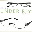 逆ナイロール アンダーリム underrim 2222-1 venusvenus-2222 Col.1 ブラック 花柄 めがね 度付き 度入り眼鏡 度なし 伊達...