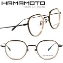 ハマモト メガネ フレーム HAMAMOTO HT-360 Col.2 ブラック クラウンパント メンズ レディース 男性 女性 眼鏡 メガネフレーム 日本製 ...