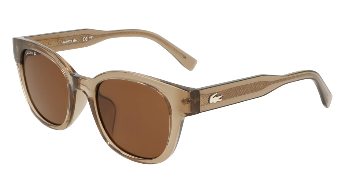 サングラス ラコステ LACOSTE L6038SLB 200 クリアブラウン 国内正規品 lacoste suns かっこいい ドライブ UVカット 紫外線対策 ユニセックス 男女兼用 クール アウトドア スポーツ観戦 上品 旅行 スポーティ 送料無料 高級感 おしゃれ 度付きレンズ 可 必需品 お出かけ