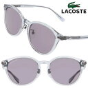 サングラス ラコステ LACOSTE L6067SLB 035 クリアグレー 国内正規品 lacoste suns スポーツ ドライブ UVカット 紫外線対策 ユニセックス 男女兼用 UNISEX ワニマーク ワニのロゴ 上品 テニス スポーティー 送料無料 カジュアル おしゃれ 度付きレンズ 可 旅行 必需品