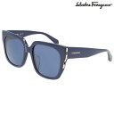 Ferragamo サングラス フェラガモ SF1113SLB 414 ネイビー ブルー レディース 女性用 ブランド ブランドサングラス UVカット 紫外線カ...