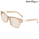 Ferragamo サングラス フェラガモ SF2019SLB 260 クリアベージュ ゴールド レディース 女性用 ブランド ブランドサングラス UVカット ...