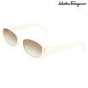 Ferragamo サングラス フェラガモ SF2021SLB 103 アイボリー ブラウン グラデーション メンズ レディース ブランド ブランドサングラス ...