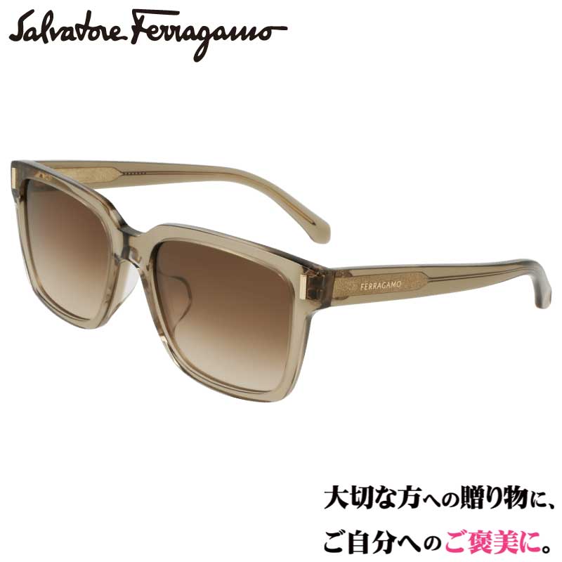 Ferragamo 󥰥饹 ե饬 SF2044SLB 310 ꥢ١ ꡼ ֥饦 ǡ   ֥ ֥ɥ󥰥饹 UVå 糰å 糰к ȡե饬 Salvatore Ferragamo  ץ쥼 դ 