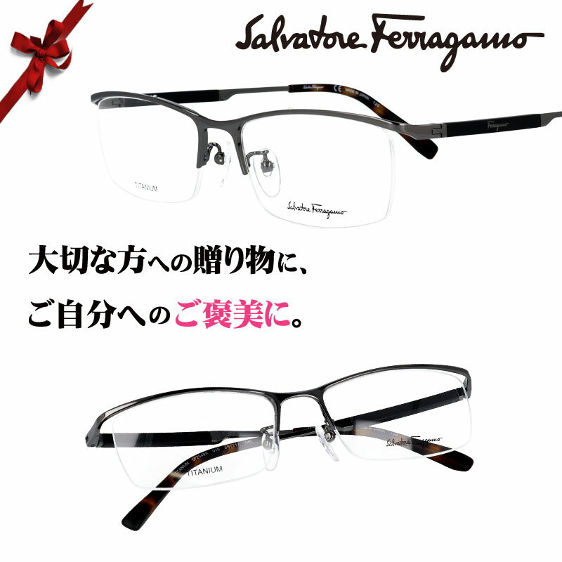 Salvatore Ferragamo sf2548a-015 ガンメタ ブ