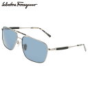 Ferragamo サングラス フェラガモ SF314SLB 070 ガンメタル ブルー メンズ 男性 ブランド ブランドサングラス UVカット 紫外線カット ...