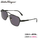 Ferragamo サングラス フェラガモ SF319SPLB 001 ブラック 黒 グレー メンズ 男性 ブランド ブランドサングラス UVカット 紫外線カッ...
