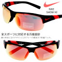NIKE ナイキ サングラス fb 4458 010 ブラック レッド SHOW X2 M オシャレ ブランド スポーツ ゴルフ ジョギング 野球 ランニング ゴルフ コンペ マラソン 運転 記念品 サイクル 自転車 メンズ レディース 男性用 女性用 uvカット golf5 ショーエックス