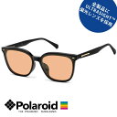 サングラス 偏光 POLAROID ポラロイド PLDCN 0090/F/S-65-8LZ HE ブラック オレンジ カラーレンズ ブルー偏光 偏光サングラス ...