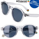 POLAROID ポラロイド PLD6207/S KB7C3 クリア 透明 ダークブルー 偏光サングラス 偏光レンズ Polarized ポラライズド UltraSight 偏光 サングラス 軽い ゴルフ バイク 釣り メンズ レディース 男女兼用