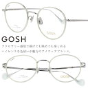 メガネ GOSH ゴッシュ go-2056 col.1 50□20 ペールグリーン シルバー 眼鏡 メガネフレーム 眼鏡フレーム レディース 女性用 度付き 可...
