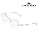 メガネ レディース ロンシャン LONGCHAMP LO2176LBJ 109 プラチナ チタン チタニウム 軽量 ローブリッジ フィット Low Bridge...