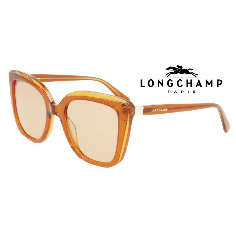 メガネ ロンシャン LONGCHAMP 正規店 LO689S 689s-744 col.744 HONEYORANGE オレンジ サングラス ブランドサングラス longchamp ロンシャン レディース 女性用 UVカット 紫外線対策 日焼け防止 送料無料 ロンシャンサングラス