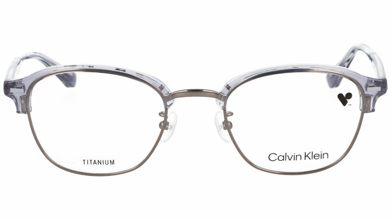 Calvin Klein カルバンクライン CK23122LB 020 クリアブルー シルバー 国内正規品 眼鏡 メガネ 眼鏡フレーム メガネフレーム シーケー ck ブランド チタン TITANIUM 軽量 オシャレ シンプル ビジネス 知的 メンズ レディース 男性 女性 ギフト プレゼント 送料無料