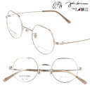 ジョンレノン メガネ JL 1121 1 44□23 ゴールド 眼鏡 正規品 度付き 度なし 対応 可 度付き対応 チタン 軽量 日本製 フレーム 鯖江 伊達メ...