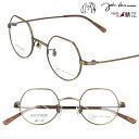 ジョンレノン メガネ JL 1121 3 44□23 アンティークゴールド 眼鏡 正規品 度付き 度なし 対応 可 度付き対応 チタン 軽量 日本製 フレーム ...