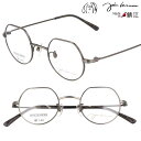 ジョンレノン メガネ JL 1121 4 44□23 アンティークシルバー 眼鏡 正規品 度付き 度なし 対応 可 度付き対応 チタン 軽量 日本製 フレーム ...