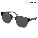 COACH コーチ サングラス HC8326 500287 52サイズ ブラック ガンメタル ダークグレー UVカット 紫外線カット ブランドサングラス ロゴ メンズ 男性 10代 20代 30代 40代 50代 60代 おしゃれ かっこいい 日焼け防止 目を保護 有名ブランド プレゼント 贈り物 送料無料