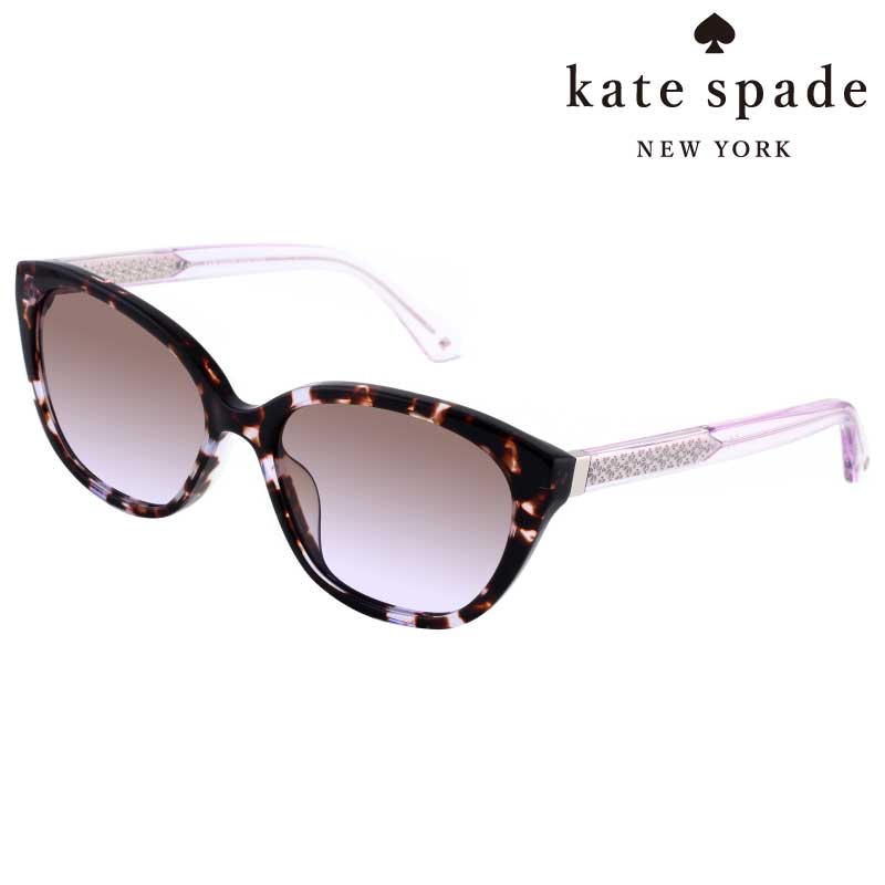 ケイト・スペード ニューヨーク サングラス レディース kate spade new york ケイトスペード サングラス PHILIPPA/G/S B3V QR 54サイズ バイオレット レディース 女性用 可愛い お洒落 10代 20代 30代 40代 入学祝い 卒業祝い プレゼント 贈り物 小物 紫外線カット UVカット 黄砂 日焼け対策 スペードマーク 送料無料