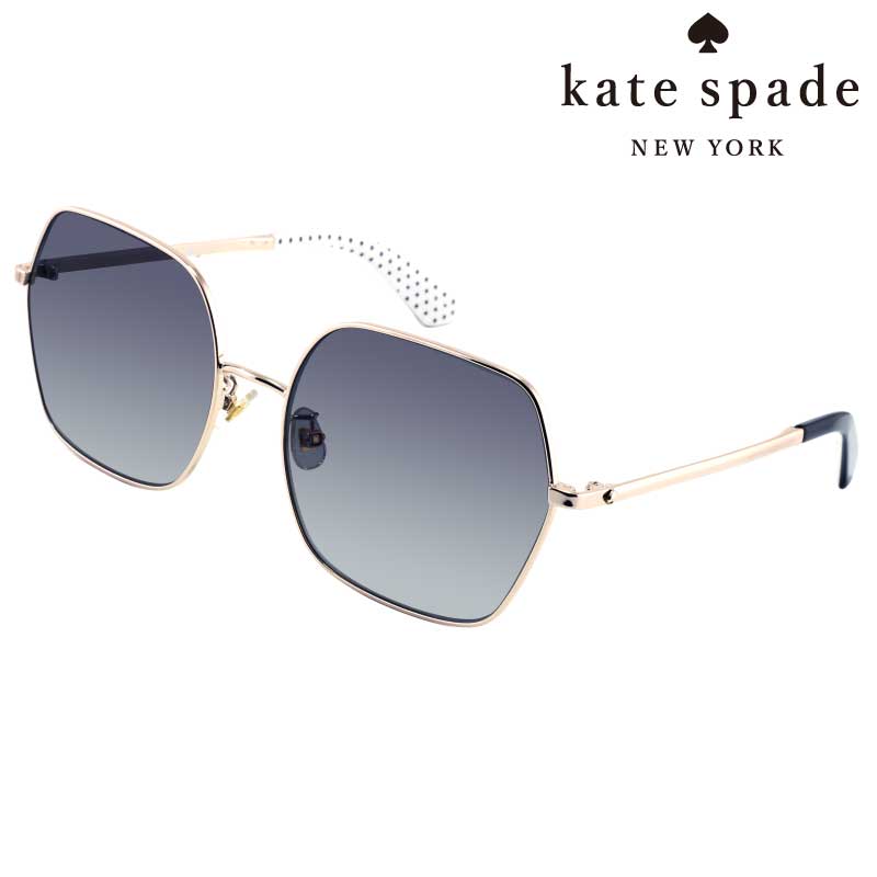 ケイト・スペード ニューヨーク サングラス レディース kate spade new york ケイトスペード サングラス 偏光サングラス ELOY/F/S 807 WJ 59サイズ レディース 女性用 可愛い お洒落 10代 20代 30代 40代 入学祝い 卒業祝い プレゼント 贈り物 小物 紫外線カット UVカット 黄砂 日焼け対策 スペードマーク 送料無料