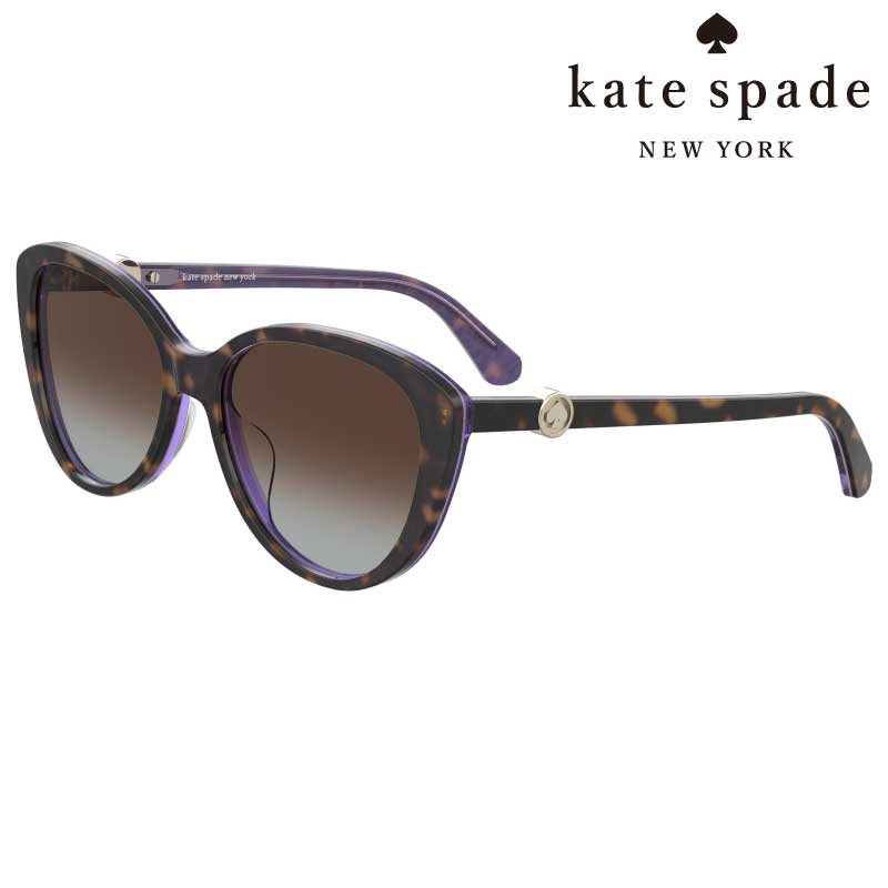 ケイト・スペード ニューヨーク サングラス レディース kate spade new york ケイトスペード サングラス 偏光サングラス VISALIA/G/S 086 LA 55サイズ レディース 女性用 可愛い お洒落 10代 20代 30代 40代 入学祝い 卒業祝い プレゼント 贈り物 小物 紫外線カット UVカット 黄砂 日焼け対策 スペードマーク 送料無料