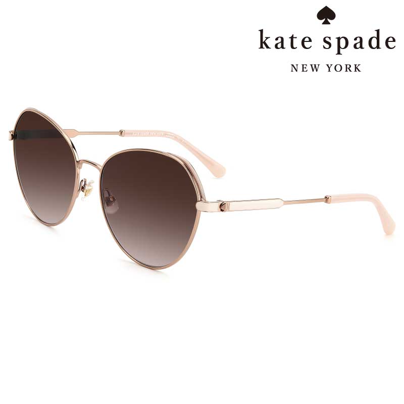 ケイト・スペード ニューヨーク サングラス レディース kate spade new york ケイトスペード サングラス OCTAVIA/G/S AU2 HA 59サイズ レディース 女性用 可愛い お洒落 10代 20代 30代 40代 入学祝い 卒業祝い プレゼント 贈り物 小物 紫外線カット UVカット 黄砂 日焼け対策 紫外線対策 スペードマーク 送料無料