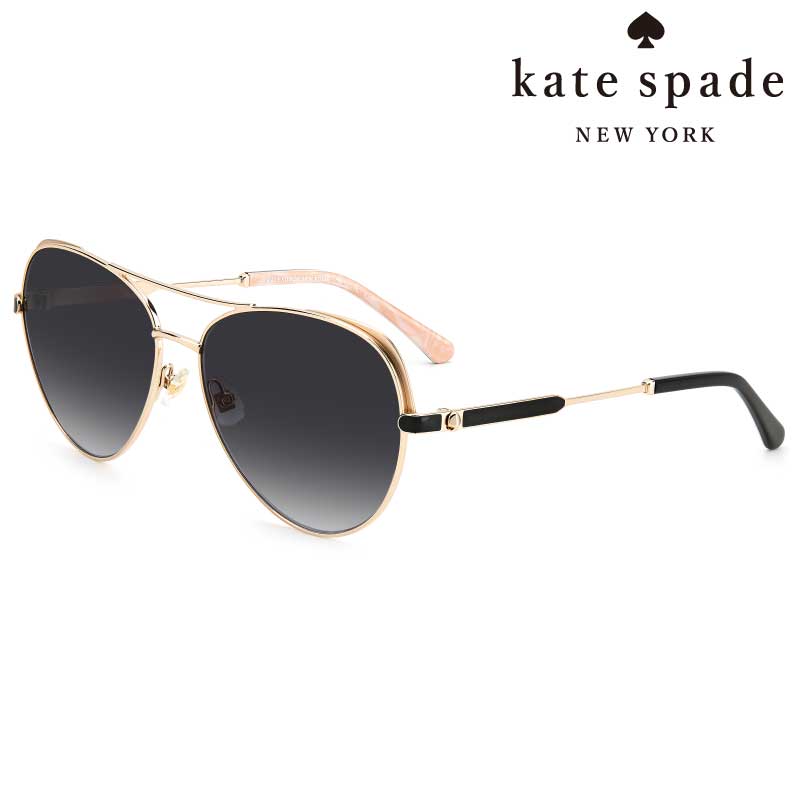 楽天メガネサングラスのDOURAKUkate spade new york ケイトスペード サングラス KATALINA/G/S J5G 9O 59サイズ レディース 女性用 可愛い お洒落 10代 20代 30代 40代 入学祝い 卒業祝い プレゼント 贈り物 小物 紫外線カット UVカット 黄砂 日焼け対策 紫外線対策 スペードマーク 送料無料