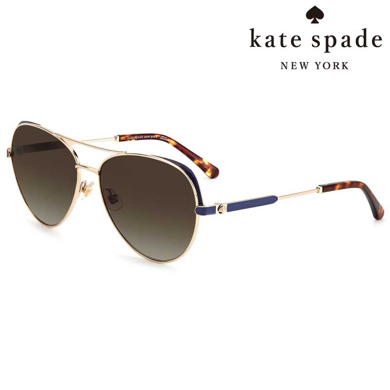 kate spade new york ケイトスペード サングラス KATALINA/G/S LKS HA 59サイズ レディース 女性用 可愛い お洒落 10代 20代 30代 40代 入学祝い 卒業祝い プレゼント 贈り物 小物 紫外線カット UVカット 黄砂 日焼け対策 紫外線対策 スペードマーク 送料無料