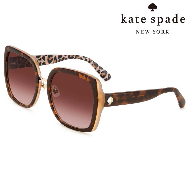 楽天メガネサングラスのDOURAKUkate spade new york ケイトスペード サングラス KIMBER/G/S 086 HA 56サイズ レディース 女性用 可愛い お洒落 10代 20代 30代 40代 入学祝い 卒業祝い プレゼント 贈り物 小物 紫外線カット UVカット 黄砂 日焼け対策 紫外線対策 スペードマーク 送料無料