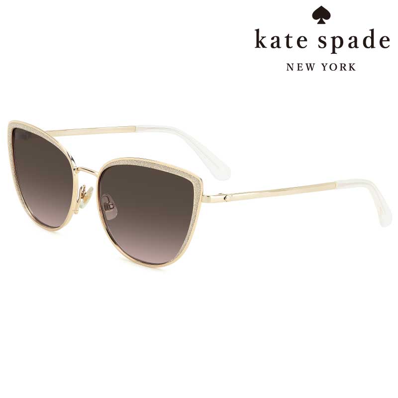 ケイト・スペード ニューヨーク サングラス レディース kate spade new york ケイトスペード サングラス STACI/G/S J5G HA 56サイズ レディース 女性用 可愛い お洒落 10代 20代 30代 40代 入学祝い 卒業祝い プレゼント 贈り物 小物 紫外線カット UVカット 黄砂 日焼け対策 紫外線対策 スペードマーク 送料無料