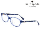 メガネ kate spade newyork ケイト・スペード ニューヨーク KS ADALI 2 FJ PJP 53サイズ クリアブルー レディース 女性用 ...