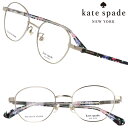 メガネ レディース kate spade newyork ケイト・スペード ニューヨーク ATLEE2/FJ 807 シルバー 度付き 可 度なし 女性用 可愛...