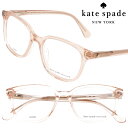 kate spade newyork ケイト・スペード ニューヨーク bari 35j クリアピンク 眼鏡 メガネ おしゃれ 可愛い かわいい プラスチック レ...