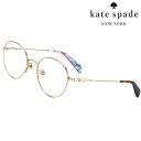 メガネ kate spade newyork ケイト・スペード ニューヨーク KENNEDI F AU2 49サイズ ピンク ゴールド レディース 女性用 可愛...