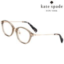 メガネ kate spade newyork ケイト・スペード ニューヨーク KS MYLEY FJ 2T3 49サイズ ベージュ レディース 女性用 可愛い ...